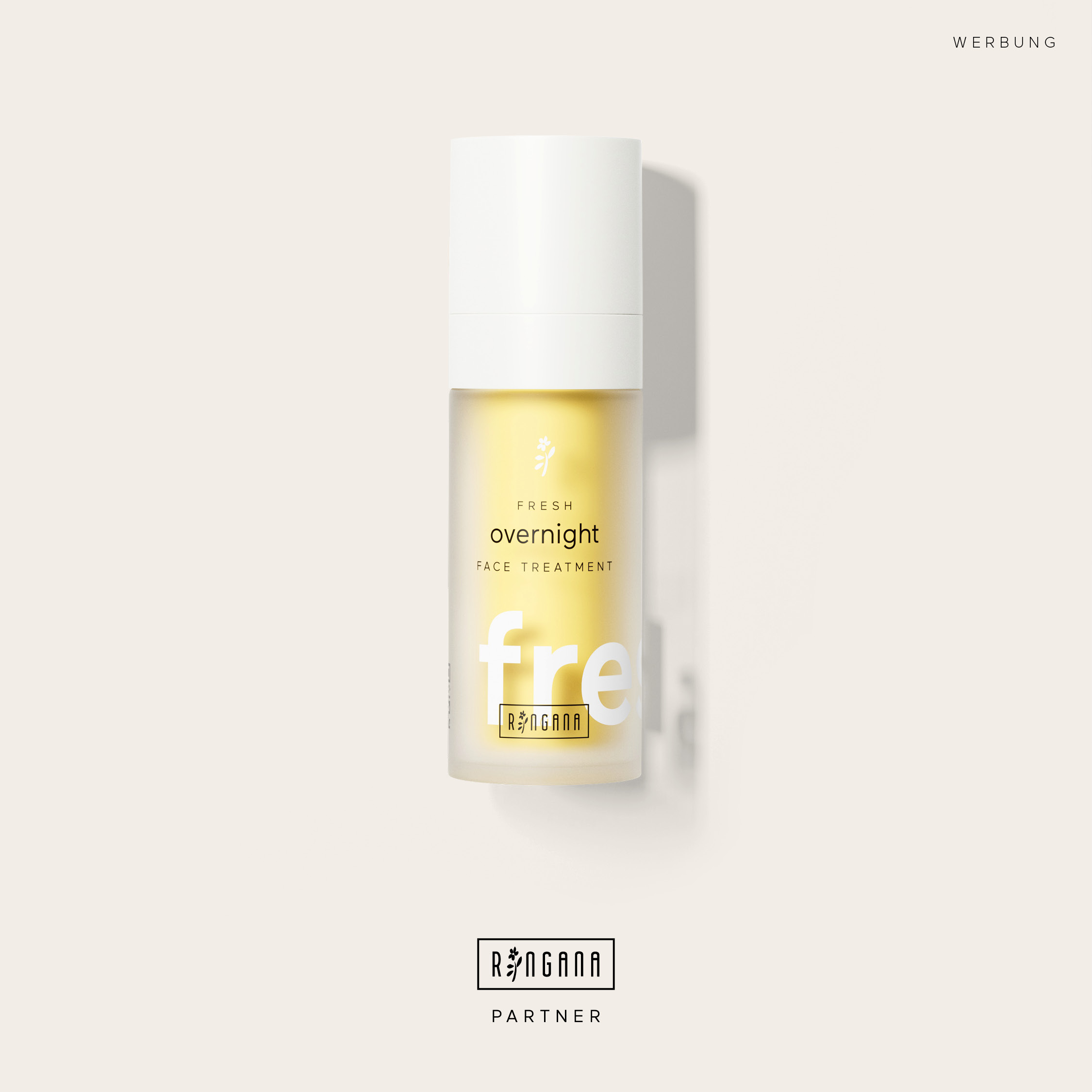 RINGANA FRESH overnight face treatment Nachtpflege gratis