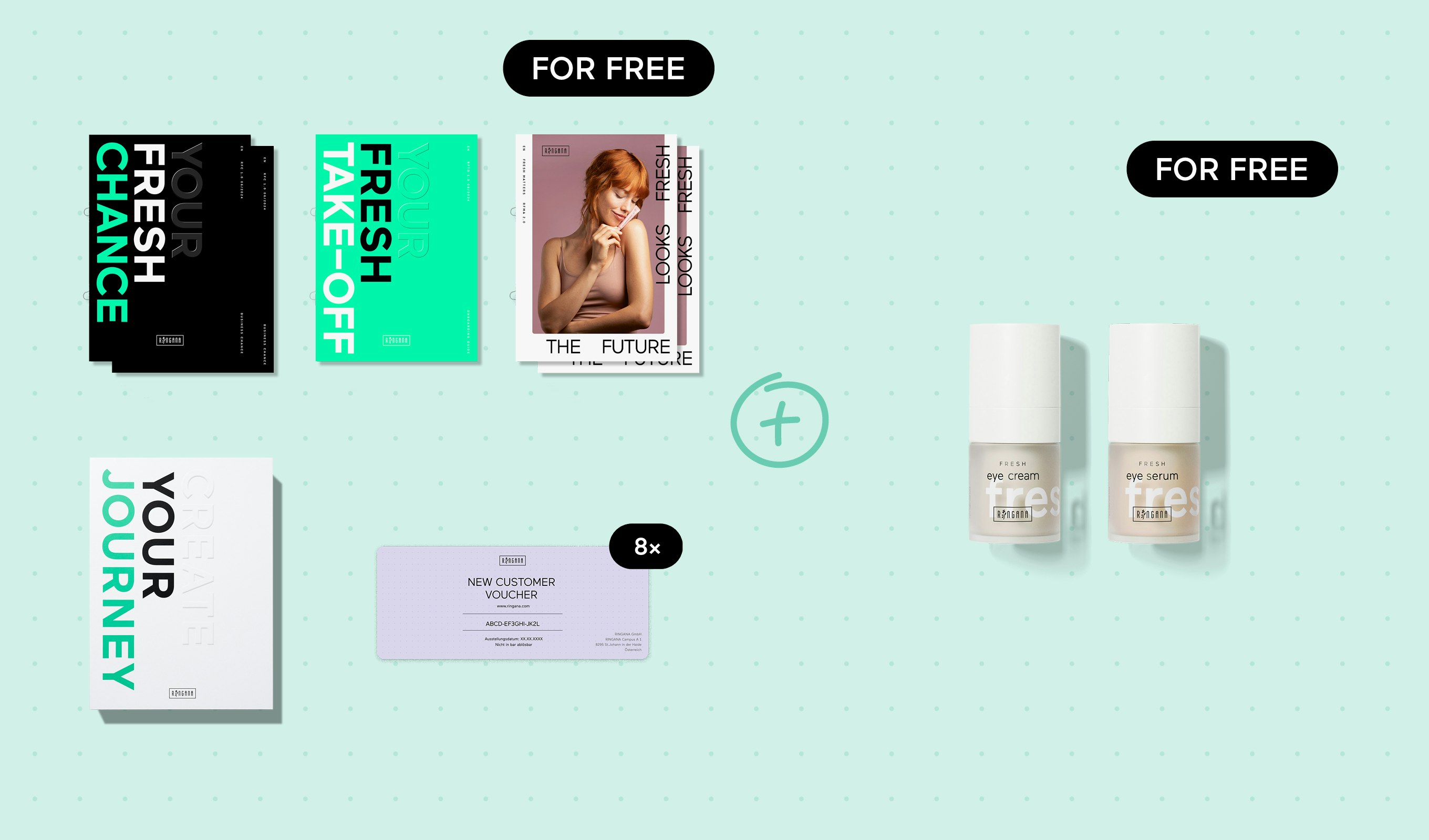 RINGANA New Partner Promo July 2026 FRESH smooth lift set eye serum eye cream free